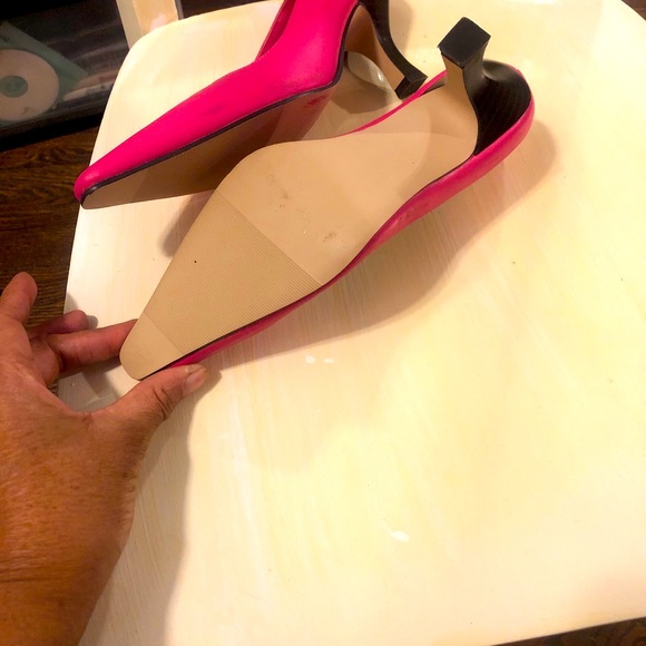 Pink Pumps by Coup D’Etat, Sz 7, Leather Uppers, 2” Heel - Picture 5 of 8